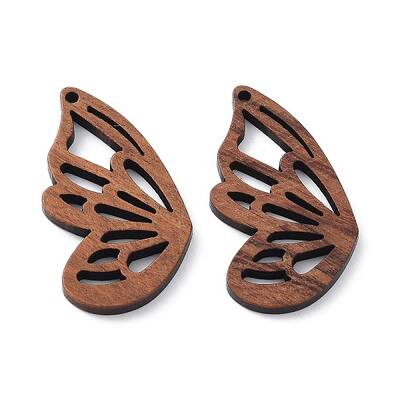 Walnut Wood Laser Cut Pendants