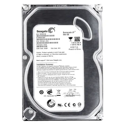 ST3500412AS-R Seagate BarraCuda LP 500GB 3.5-inch 3GB/s SATA 5900RPM 16MB Cache Desktop Hard Drive