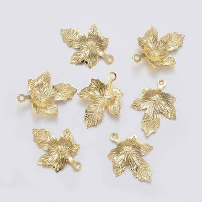 Autumn Theme 304 Stainless Steel Charms