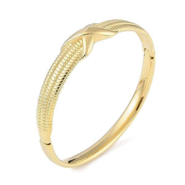 304 Stainless Steel X Hinged Bangles for Women