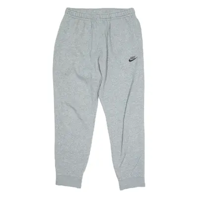 NIKE Mens Joggers Grey Tapered L W28 L28
