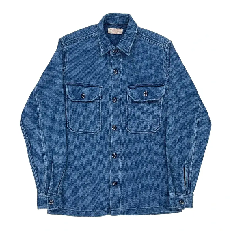 Wallace & Barnes Shirt - XS Blue Cotton