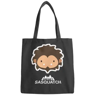 Sneaky Sasquatch Head Bags