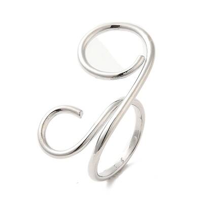 Brass Wire Open Cuff Rings