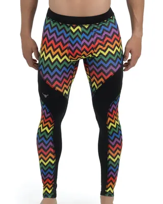 Pride Zigzag Meggings | Size: L | Color: Pride Zigzag