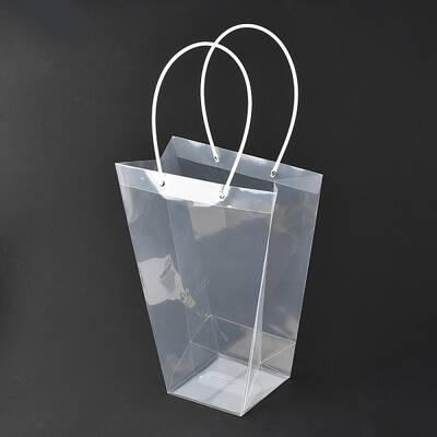 Valentine's Day Trapezoid PP Plastic Gift Bags