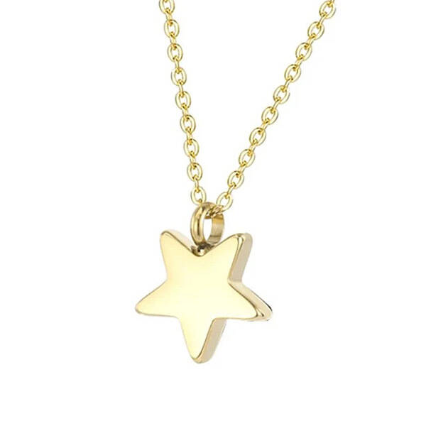 Star Stainless Steel Pendant Necklace