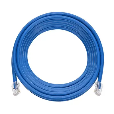 45407 Monoprice 30ft Cat6A RJ45 26AWG Pure Bare Copper Patch Cable Non-booted Ethernet Cable Blue
