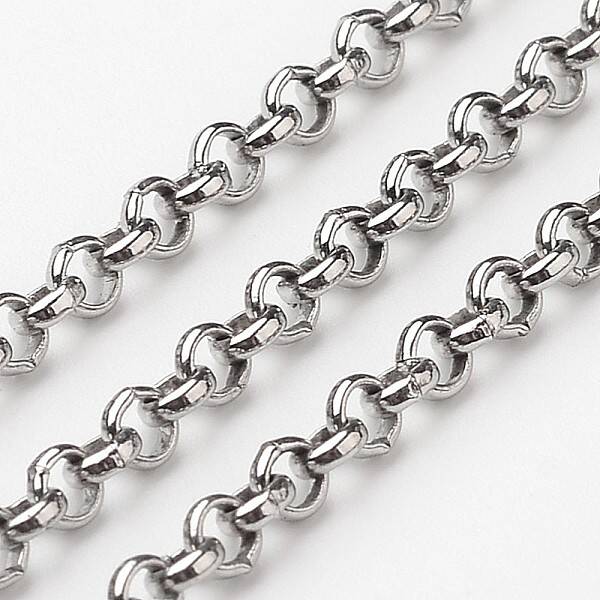 Tarnish Resistant 304 Stainless Steel Rolo Chains