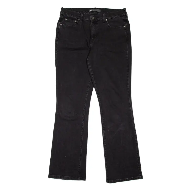 LEVI'S 515 Womens Jeans Black Regular Bootcut W33 L32