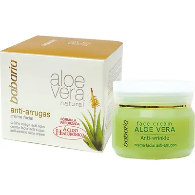 Babaria Crema Viso Antirughe Naturale Aloe Vera 50ml
