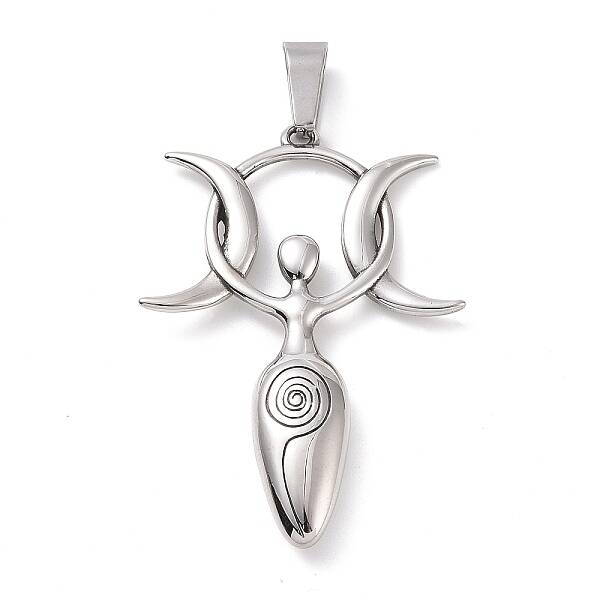 304 Stainless Steel Manual Polishing Big Pendants