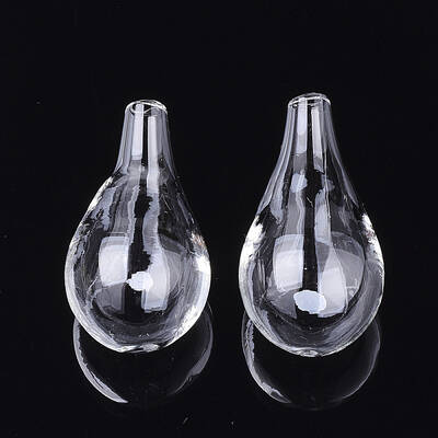Handmade One Hole Blown Glass Bottles