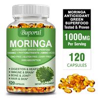 Airboy-Moringa Leaf Extract Vegetarian Capsules-1000mg Plus Phytonutrients-High Absorption-Digestion and Heart, Immune and Br...