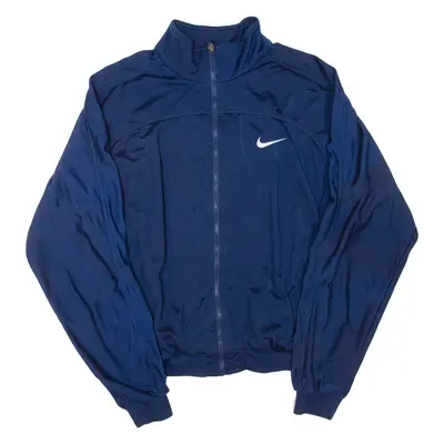 NIKE Mens Track Jacket Blue M