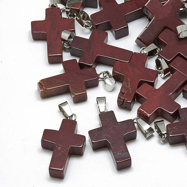 Natural Red Jasper Pendants
