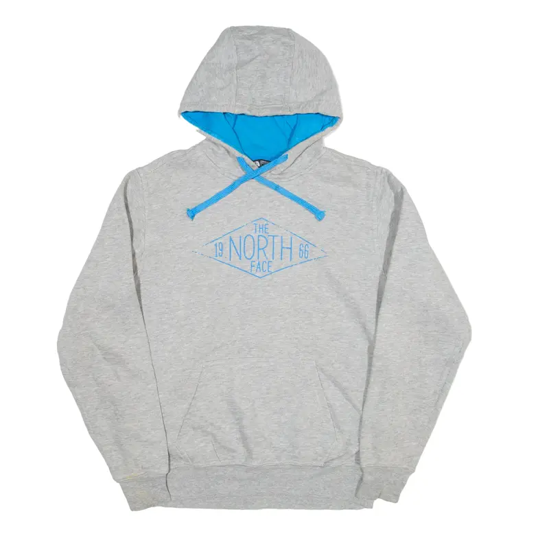 THE NORTH FACE Hoodie Grey Pullover Mens S