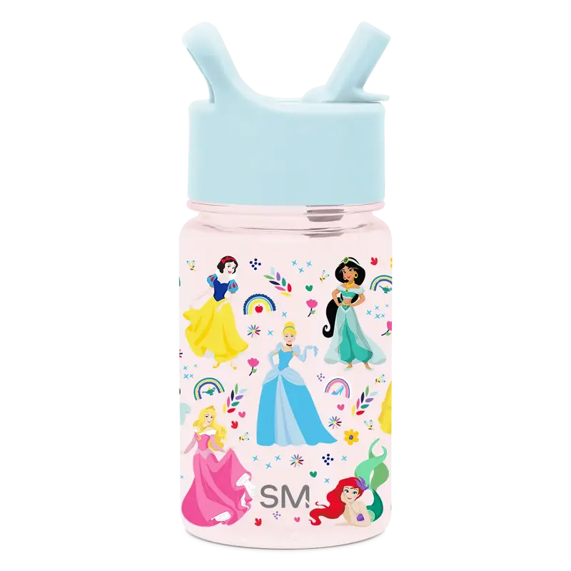 Simple Modern Kids Summit Plastic Water Bottle with Leak Proof Straw Lid 12oz - BPA-Free, Reusable, Durable for Toddlers