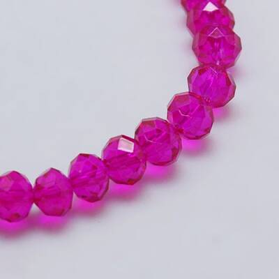 Transparent Glass Bead Strands