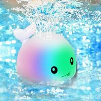 Whale Design Bath Water Sprinkler Toy，Springtok Water Spray Toy with Light & Music for Kids - Birthday Shower Gifts Essenti...