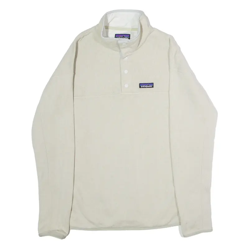 PATAGONIA Womens Pullover Jacket Cream Knit M
