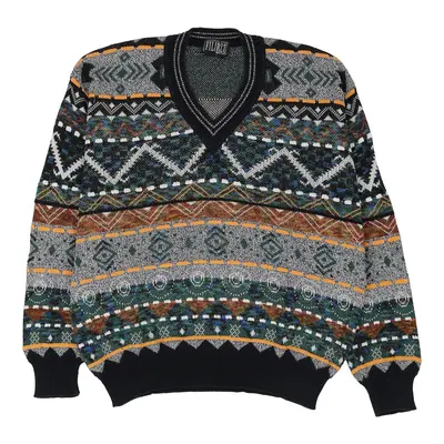 Filiblu By Baroni V-neck Jumper - XL Multicoloured Cotton Blend