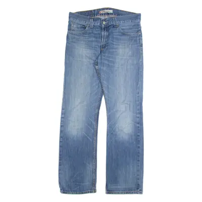 LEVI'S 506 Jeans Mens Blue Regular Straight Stone Wash W32 L32