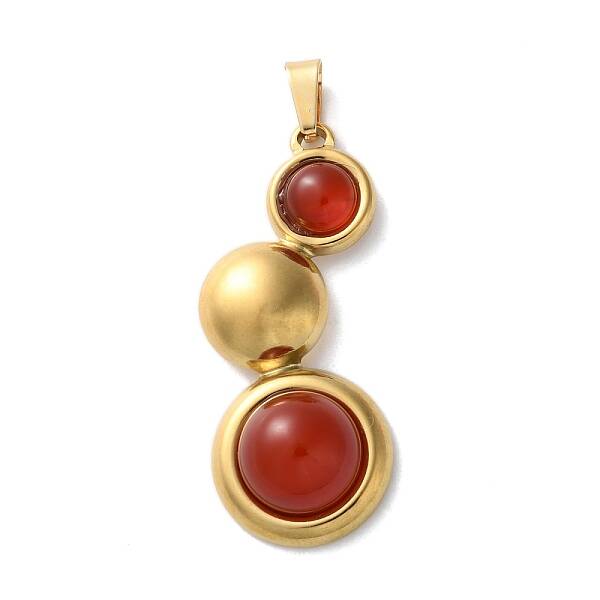 Natural Carnelian(Dyed & Heated) Pendants