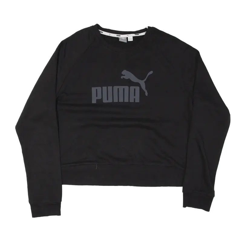 PUMA Sweatshirt Black Womens L