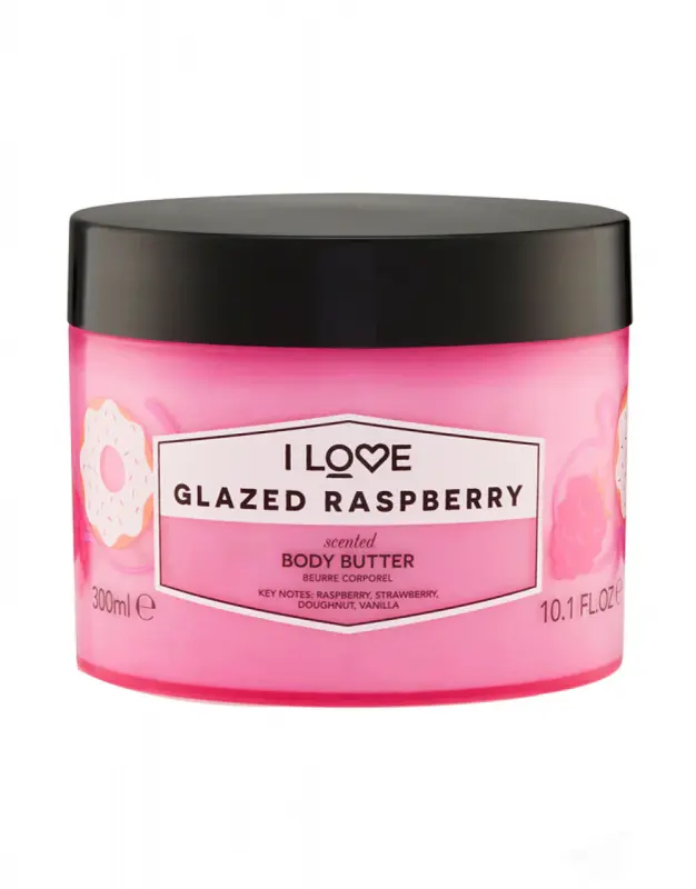 I Love Signature Collection Raspberry Glazed Moisturizing Vegan Body Butter 330ml