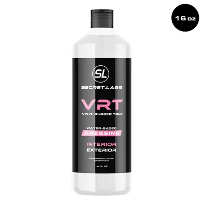 Vinyl Rubber Trim Dressing (16oz) - For Cars, Boats, Motorcycles, Trucks & More