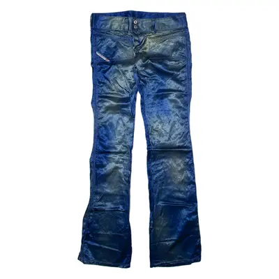 DIESEL Womens Trousers Blue Slim Bootcut W28 L32