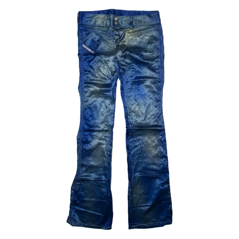 DIESEL Womens Trousers Blue Slim Bootcut W28 L32