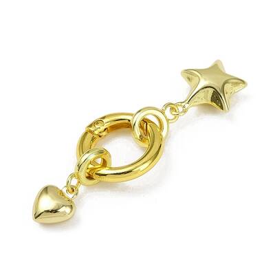 Brass Spring Gate Rings