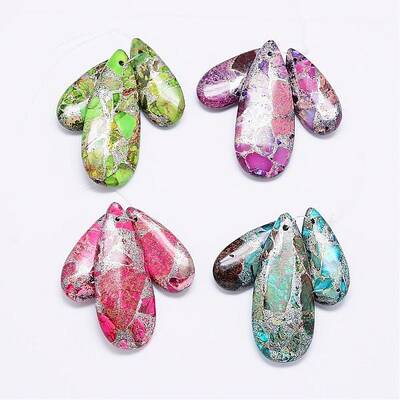 Natural Regalite/Imperial Jasper/Sea Sediment Jasper Pendants