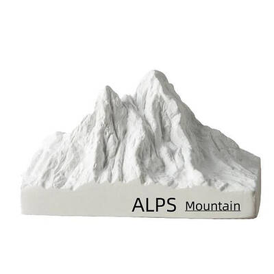 Gesso Alps Snow Mountain Statue Ornaments