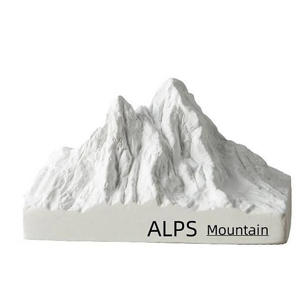 Gesso Alps Snow Mountain Statue Ornaments