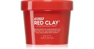 Missha Amazon Red Clay™ maschera Sebum and pore reducing cleanser with clay 110 ml