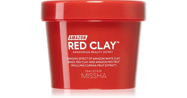 Missha Amazon Red Clay™ maschera Sebum and pore reducing cleanser with clay 110 ml
