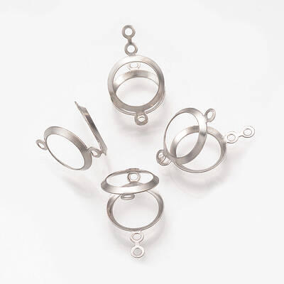 304 Stainless Steel Open Back Bezel
