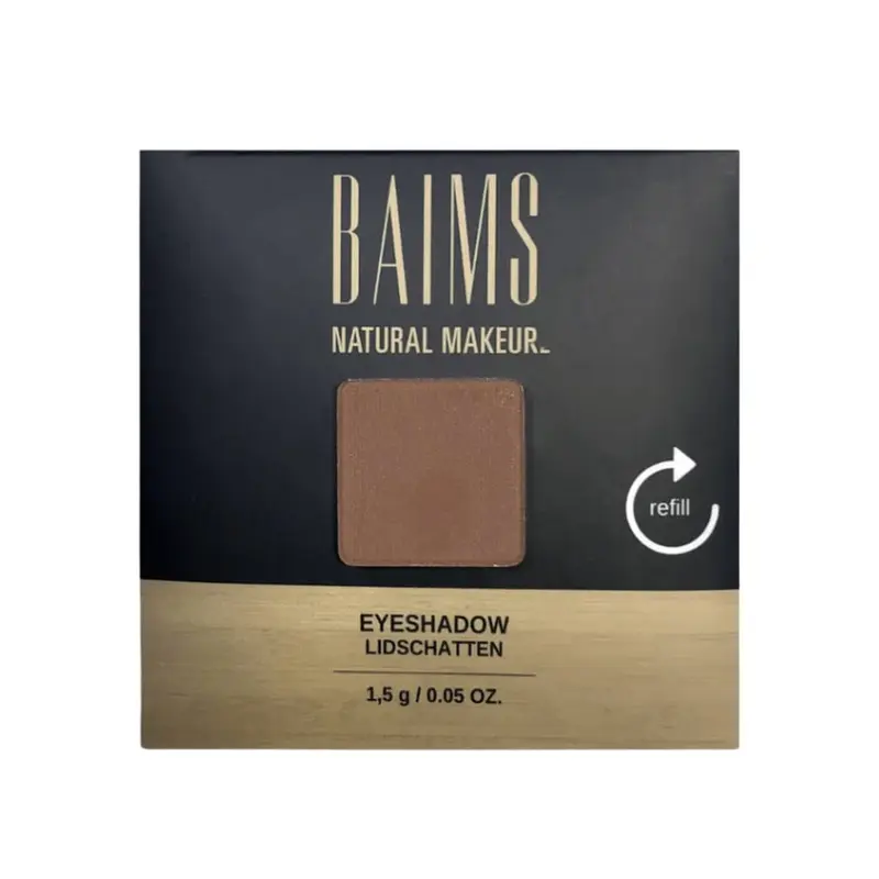 Baims organic cosmetics Eyeshadow Refill 60 Chocolate (140 g)