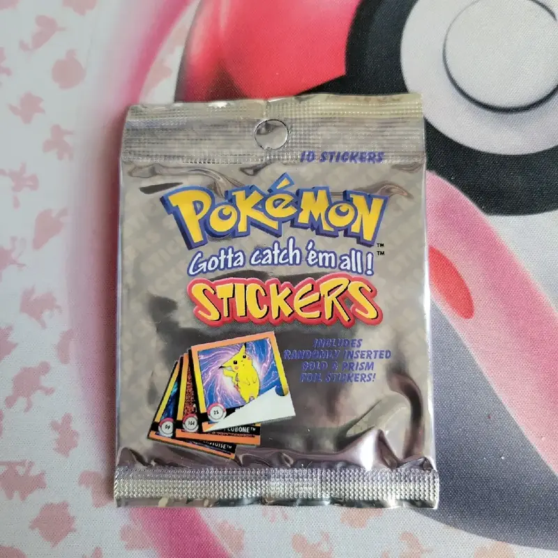 1999 1 Pack Vintage Pokemon Stickers  Series 1