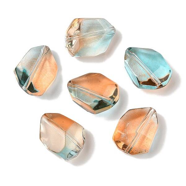 Transparent Spray Paint Glass Beads