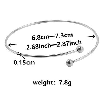 Stainless Steel Cuff Bangle