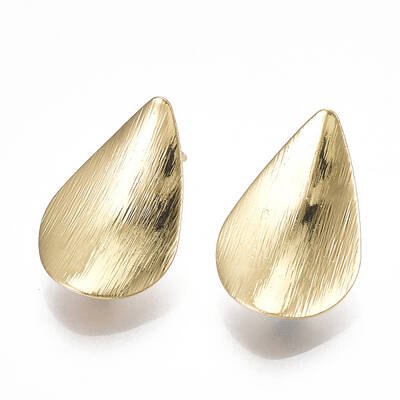 Brass Stud Earring Findings