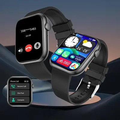 Smart Watch with Wireless Calling/Dial, Multiple Sport Mode Wristwatch with BT Calling, Reminder and Custom Wallpaper, Smart ...