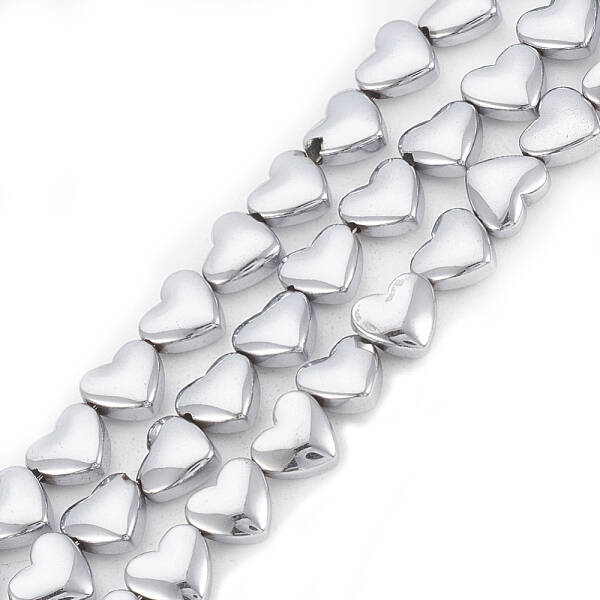 Electroplate Non-magnetic Synthetic Hematite Beads Strands