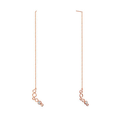 925 Sterling Silver Thread Earrings
