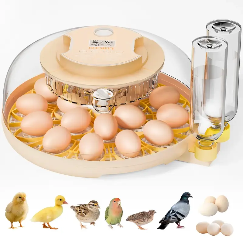 18 Egg Incubator with Automatic Egg Turning and Humidity Control, Upgrade Egg Incubators for Hatching Eggs Chicken Ducks Goos...