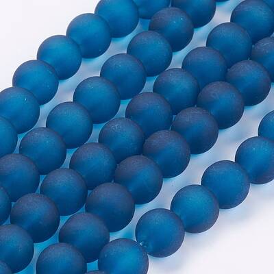 Transparent Glass Bead Strands